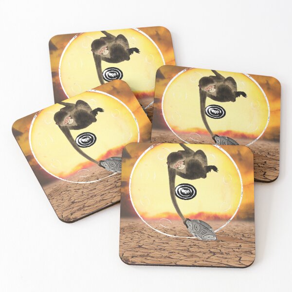 Item preview, Hand pan hangpan monkey design  designed and sold by TrippyEarth.