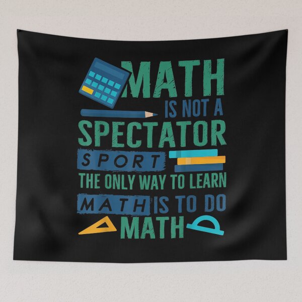 Item preview, Math Is Not A Spectator Sport Funny Math Teacher  designed and sold by normach6.