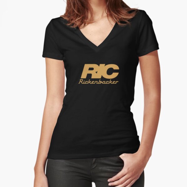 semebyare-Rickenbacker-muninejal Fitted V-Neck T-Shirt