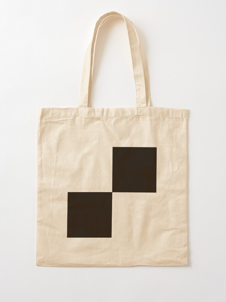 Medium tote in white check - kar&chach