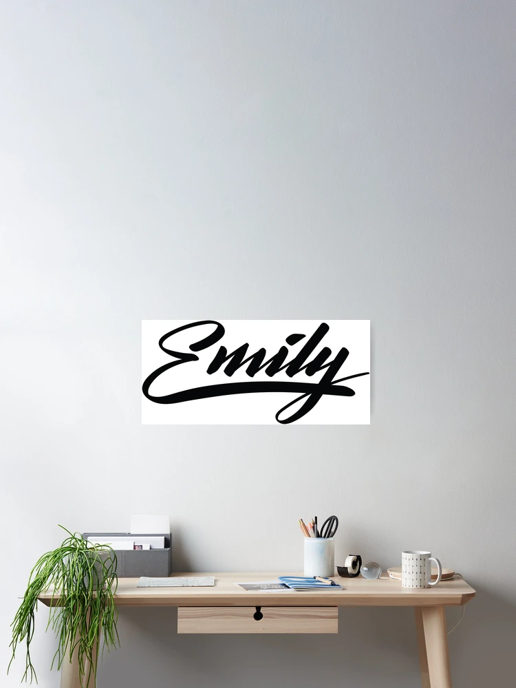 Thumbnail 2 of 3, Poster, Emily Script designed and sold by ProjectX23.