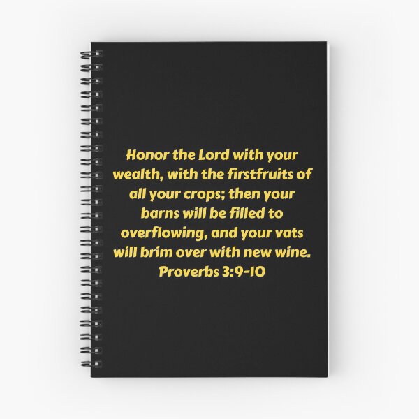 Item preview, Bible Verse Proverbs 3:9-10 designed and sold by Prayingwarrior.
