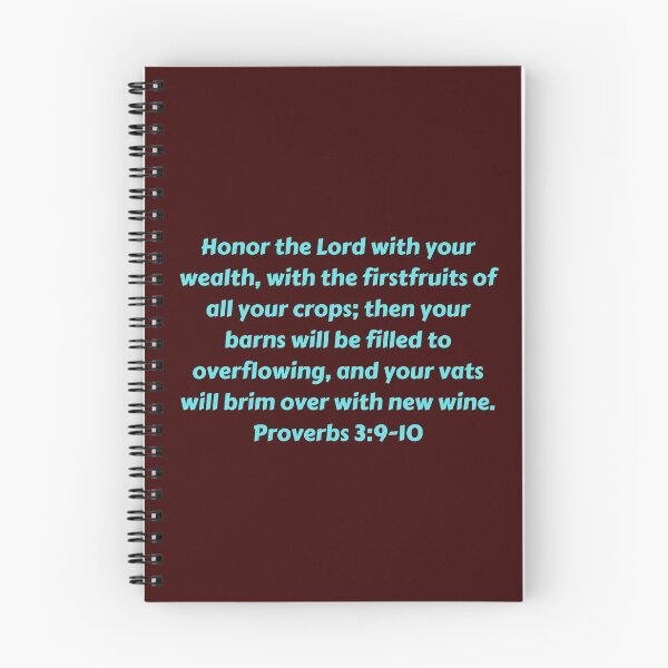 Item preview, Bible Verse Proverbs 3:9-10 designed and sold by Prayingwarrior.