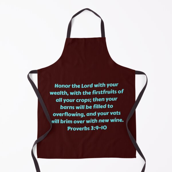 Item preview, Bible Verse Proverbs 3:9-10 designed and sold by Prayingwarrior.