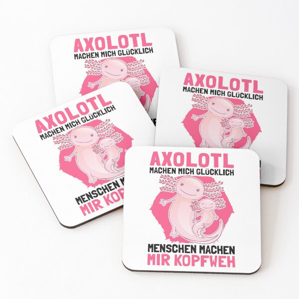 Artikelvorschau, Axolotl machen mich glücklich Amphibie Humor entworfen und verkauft von madgrfx.