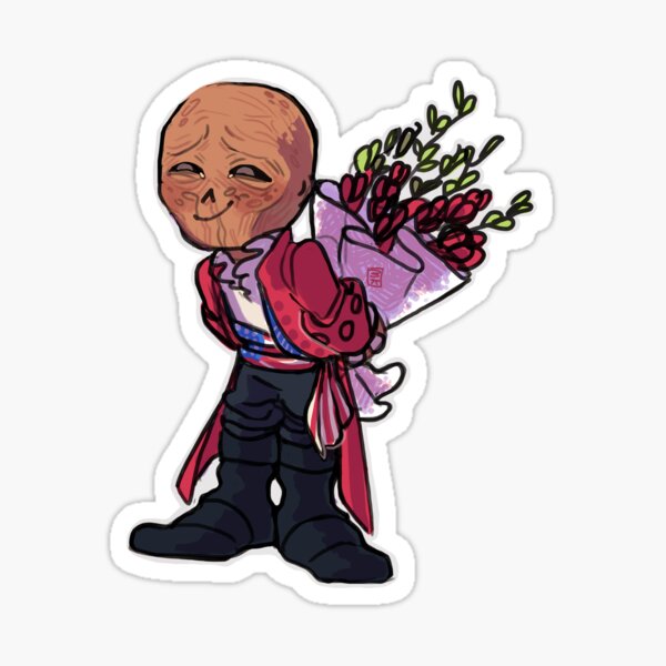 Flowers Hancock Sticker