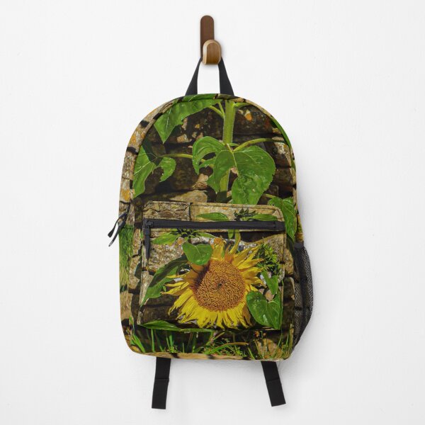 Item preview, Sunflower against a dry stone wall designed and sold by Dalyndigital Photography.