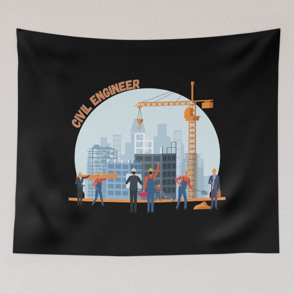 Item preview, Civil Engineer designed and sold by HasnaanMohsin.