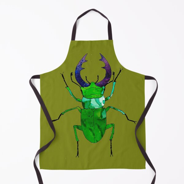 Item preview, Green Beetle. Woodlands purple insects. designed and sold by ZheltakovaIana.