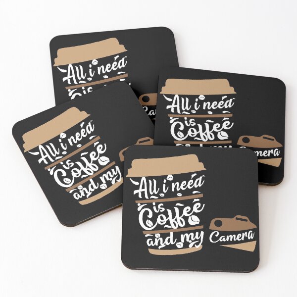 Item preview, All I need is Coffee and My Camera - Cover Lover Gifts designed and sold by trendistic.