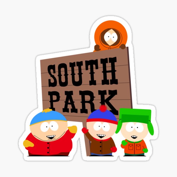 South Park Sticker for Sale by Ivan Stošić