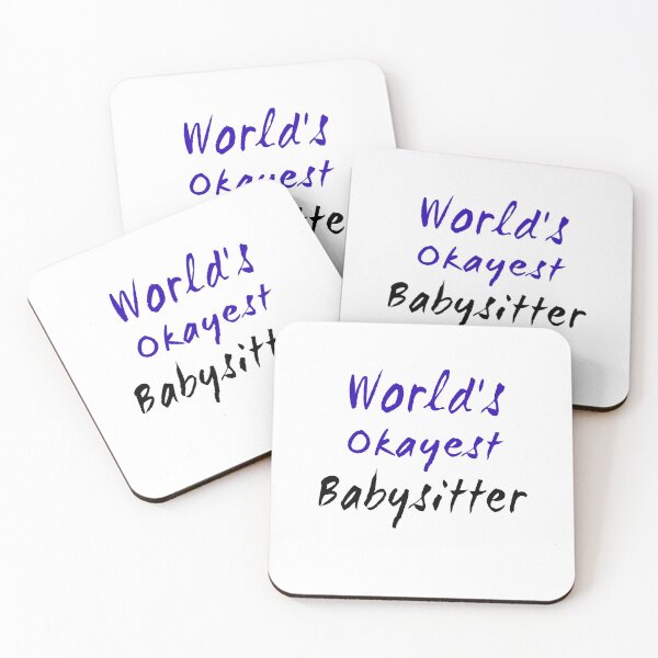 Item preview, Fuuny Babysitter World's Okayest Babysitter,gift idea for lovers Babysitter designed and sold by Mac Store.