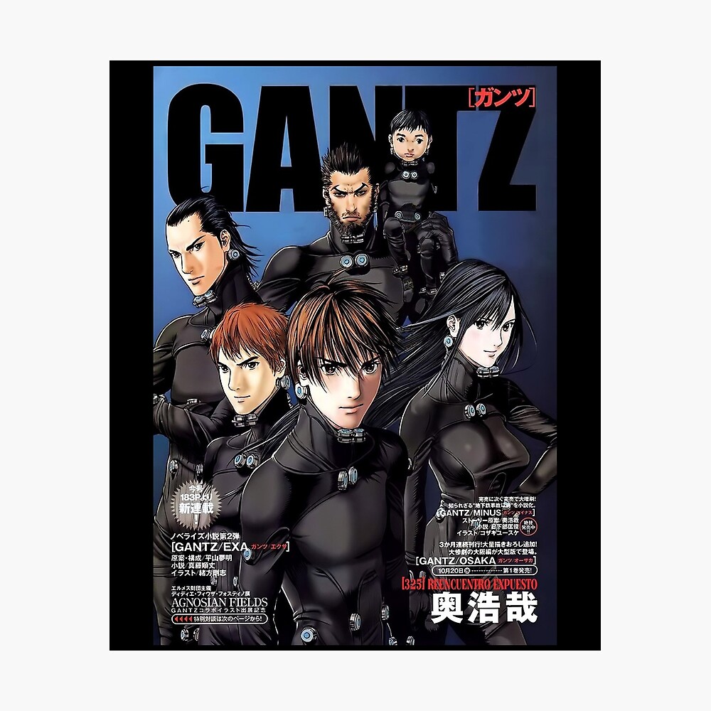 Gantz Action Thriller Manga Poster Poster By Martamary5 Redbubble