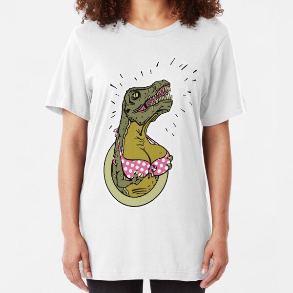 Dinosaurs With Tits! - Shirts + Other Merch Slim Fit T-Shirt