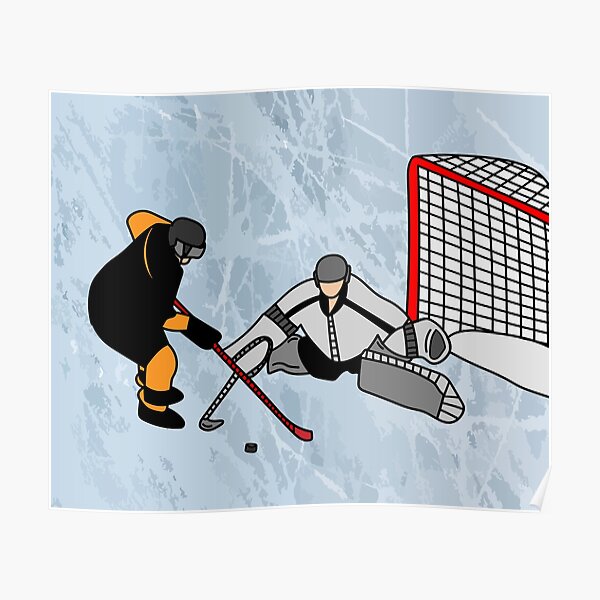 hockey-sport-penalty-shot-poster-by-flofin-redbubble