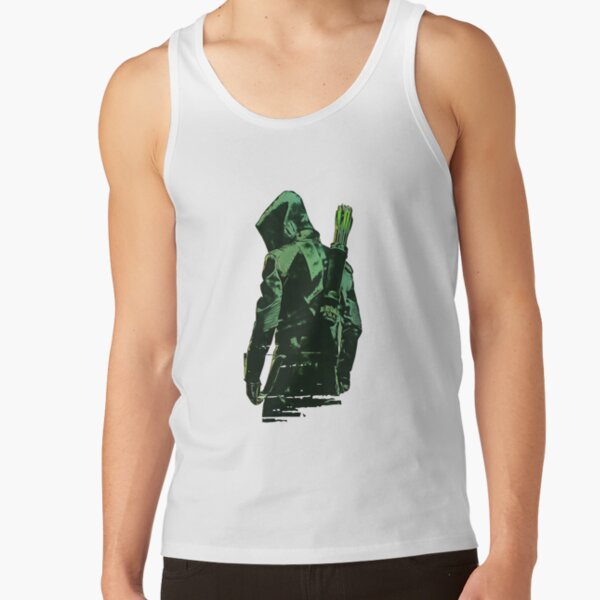 Green arrow hotsell sleeveless hoodie