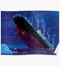 Titanic Sinking Poster