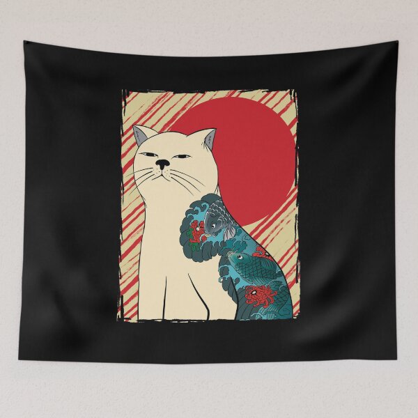 Item preview, Japan Tattoo Cat designed and sold by predatorart93.