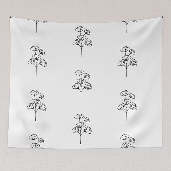 Item preview, collection forest fern eucalyptus  art foliage natural leaves herbs in line style. Decorative beauty elegant illustration  for design designed and sold by Momixzaaa.