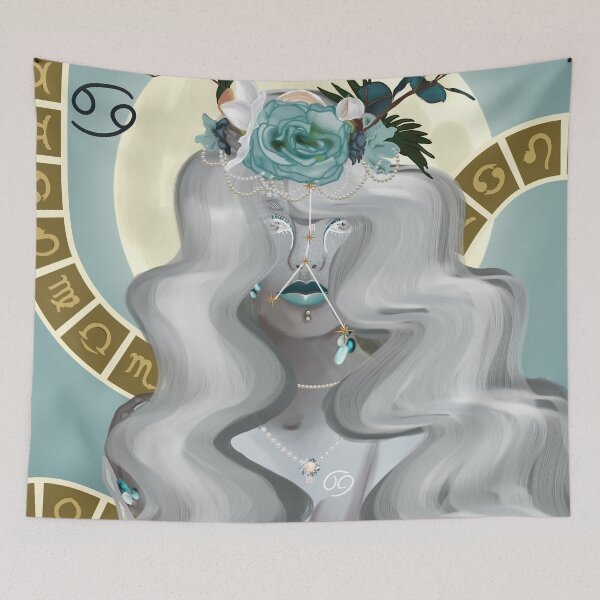 Item preview, Cancer Zodiac Portrait designed and sold by IdrisRose.