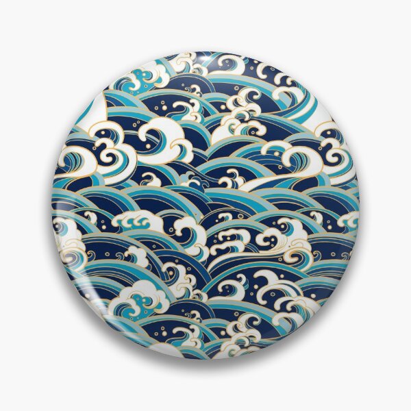 Item preview, Simple wave pattern designed and sold by kims-club.