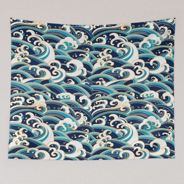Item preview, Simple wave pattern designed and sold by kims-club.