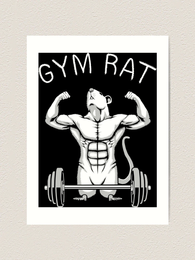 Gym Rat Sticker for Sale by American Artist