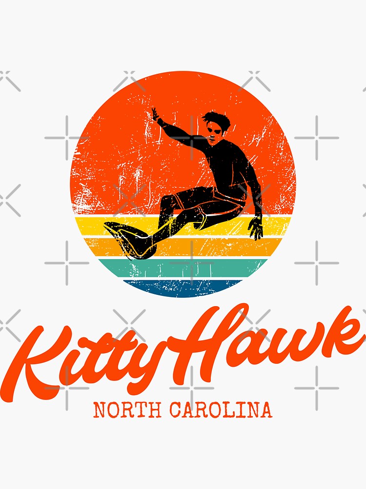 "Kitty Hawk North Carolina" Sticker for Sale by Kiwidom Redbubble
