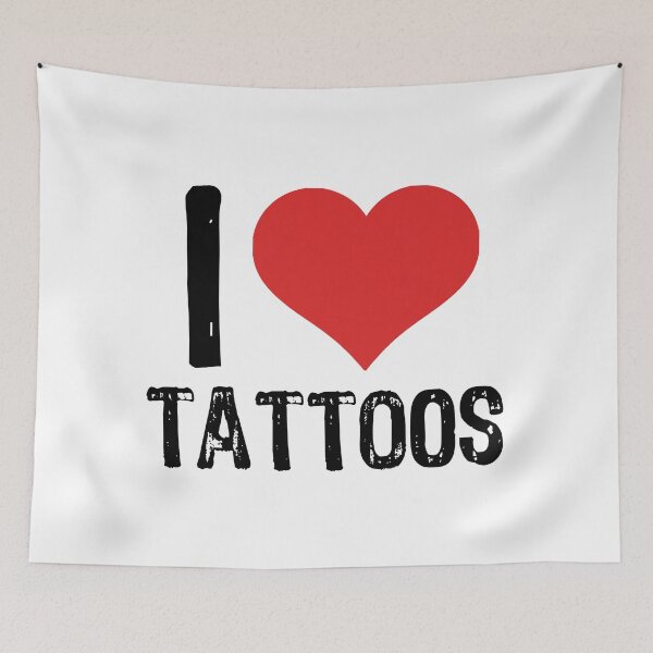 Item preview, I Love Tattoos designed and sold by The "I Love Everything" Shop.