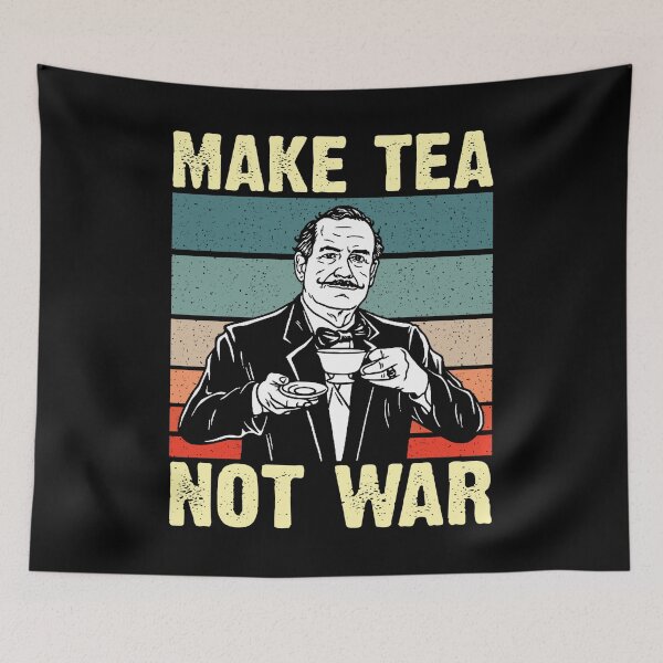 Item preview, Vintage Art 90s Make Love Not War, Make Tea designed and sold by MatildaMuller.