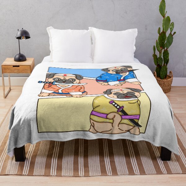 Item preview, Three Pug Samurai designed and sold by Kimprut.