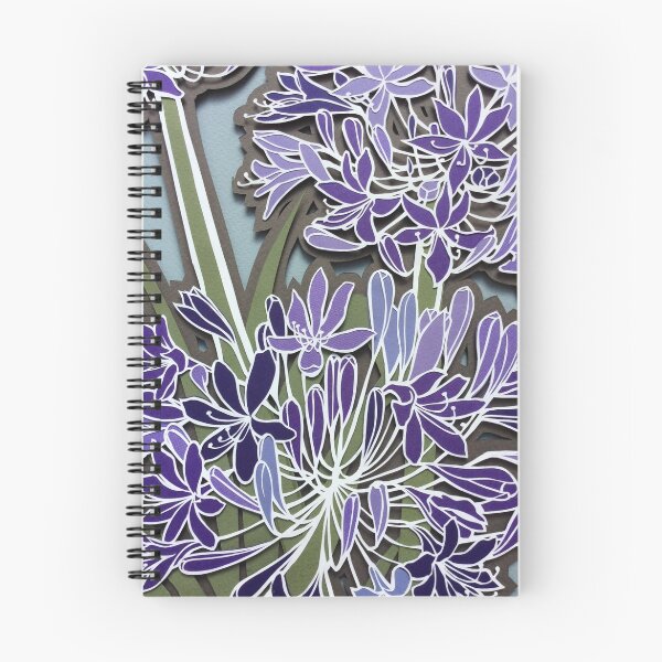 Item preview, Agagapanthus papercut designed and sold by Hannah STICKNEY.