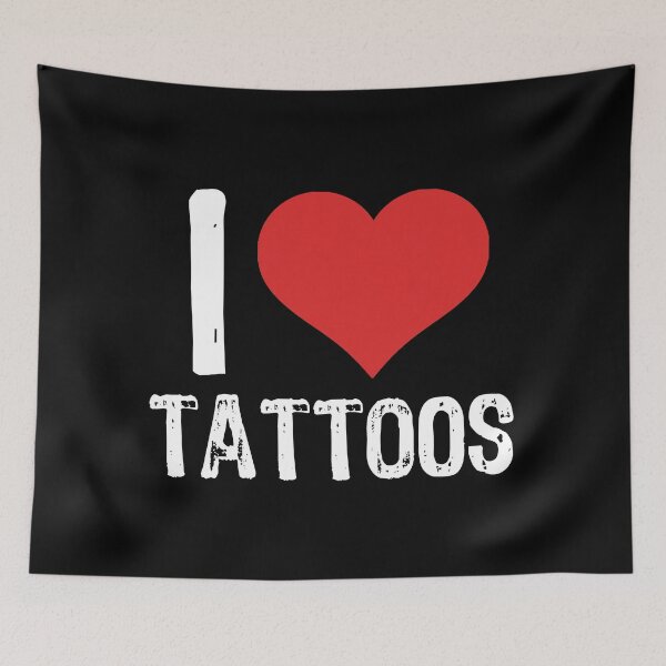 Item preview, I Love Tattoos designed and sold by The "I Love Everything" Shop.