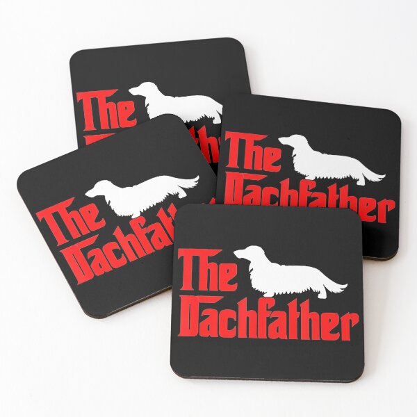 Item preview, The Dachfather Funny Longhair Dachshund designed and sold by MatildaMuller.