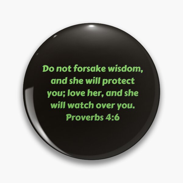 Item preview, Bible Verse Proverbs 4:6 designed and sold by Prayingwarrior.