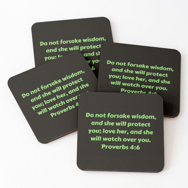 Item preview, Bible Verse Proverbs 4:6 designed and sold by Prayingwarrior.