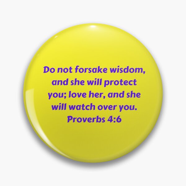 Item preview, Bible Verse Proverbs 4:6 designed and sold by Prayingwarrior.