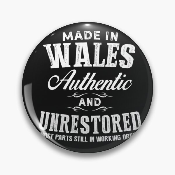 Artikelvorschau, Wales - Made in Wales und unrestauriertes T-Shirt entworfen und verkauft von Clavitaps.