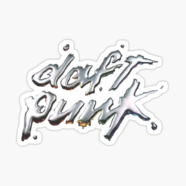 Daft punk t-shirt Sticker