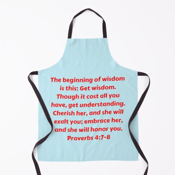 Item preview, Bible Verse Proverbs 4:7-8 designed and sold by Prayingwarrior.