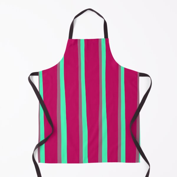 Item preview, Pink and green gradient French stripes vertical stripes designed and sold by Tanuja Sharma.