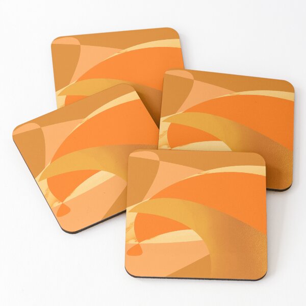 Item preview,  Mix and match. Retro textured bright tangerine mandarin orange - simple and st designed and sold by Caroline Laursen.