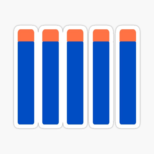 Nerf Classic Logo For Fans Sticker for Sale by AdrianSchaden
