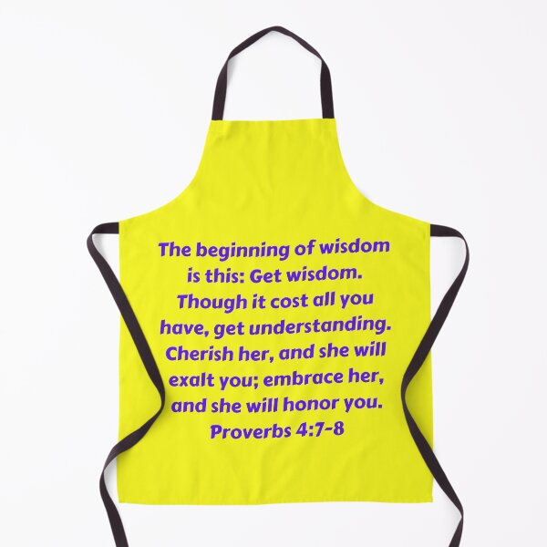 Item preview, Bible Verse Proverbs 4:7-8 designed and sold by Prayingwarrior.
