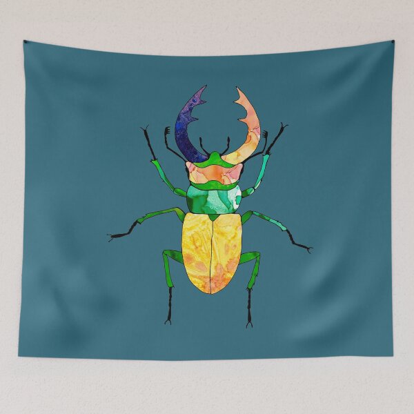 Item preview, Yellow  Beetle. Woodlands cool insects. designed and sold by ZheltakovaIana.