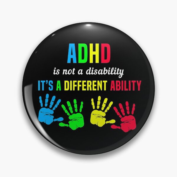 Item preview, ADHD Is Not A Disability It's A Different Ability designed and sold by Color-Sparkle.