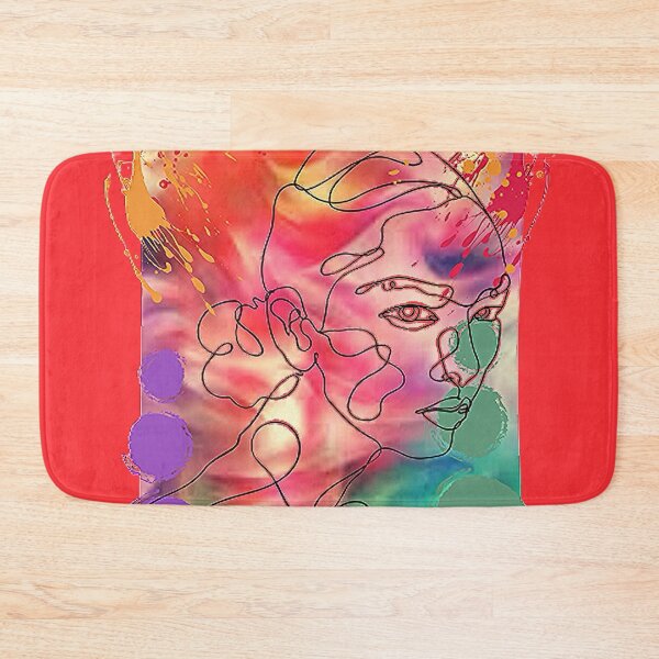 Item preview, Graphic Pshychedelic Linear Womans Face, Trippy Psychedelic Arte Abstracto designed and sold by Adri Barnard.