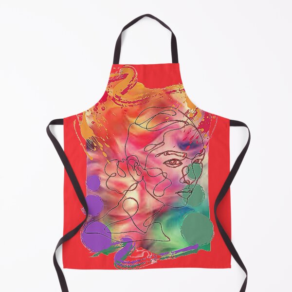 Item preview, Graphic Pshychedelic Linear Womans Face, Trippy Psychedelic Arte Abstracto designed and sold by Adri Barnard.