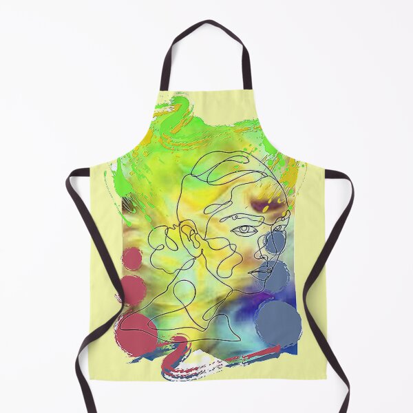 Item preview,  Graphic Pshychedelic Linear Womans Face, nr 2, Trippy Psychedelic Arte Abstracto designed and sold by Adri Barnard.
