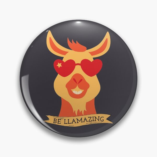 Item preview, Be llamazing, Funny llama love glasses designed and sold by SweetbeStore.